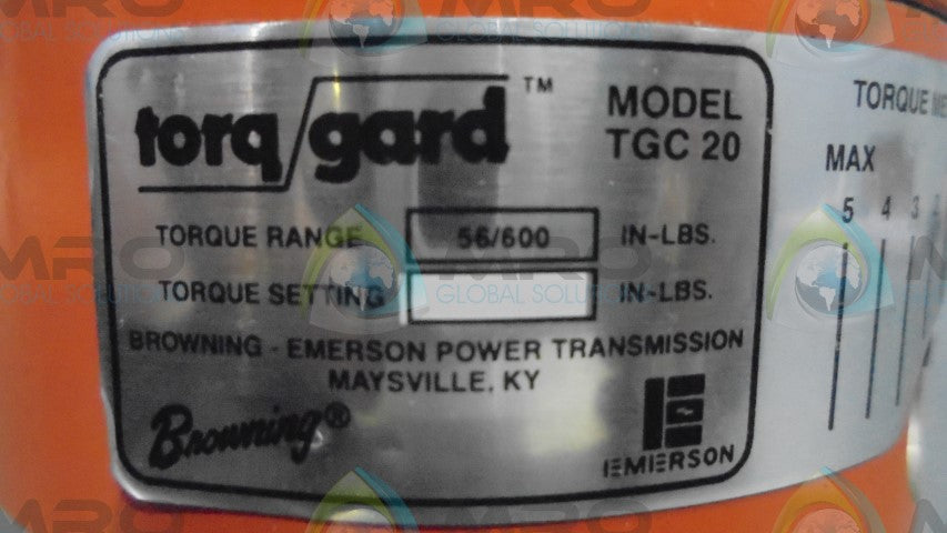 EMERSON TGC 20 TORQUE METER *NEW NO BOX*