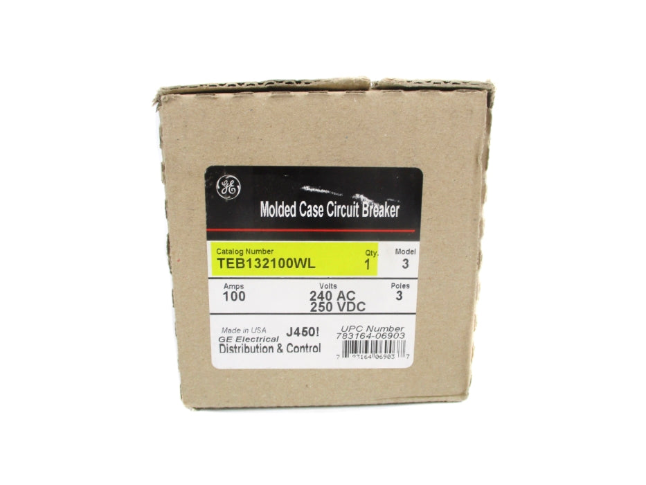 GENERAL ELECTRIC TEB132100WL 100A 250VDC (GREEN) NSMP