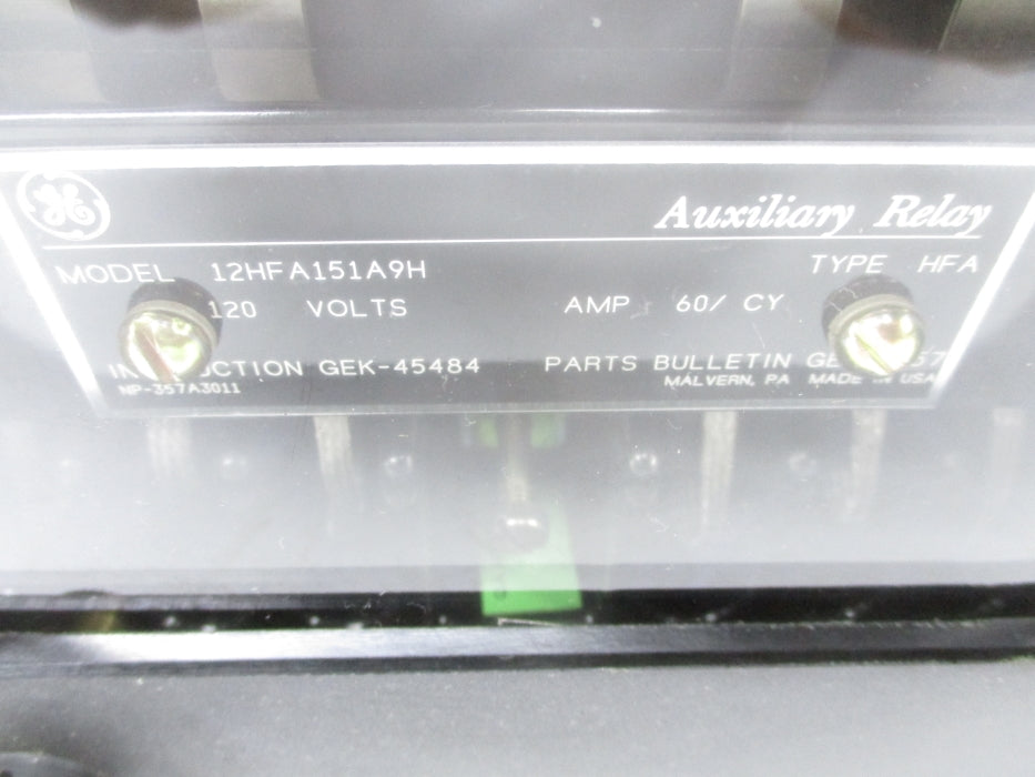 GENERAL ELECTRIC 12HFA151A9H 120V NSNP