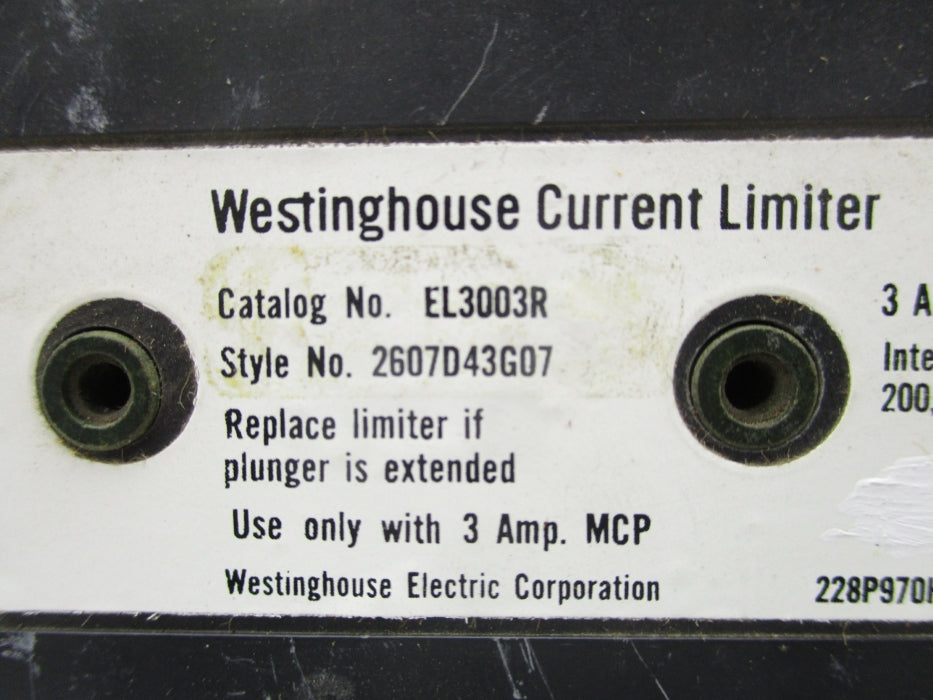 WESTINGHOUSE EL3003R NSNP