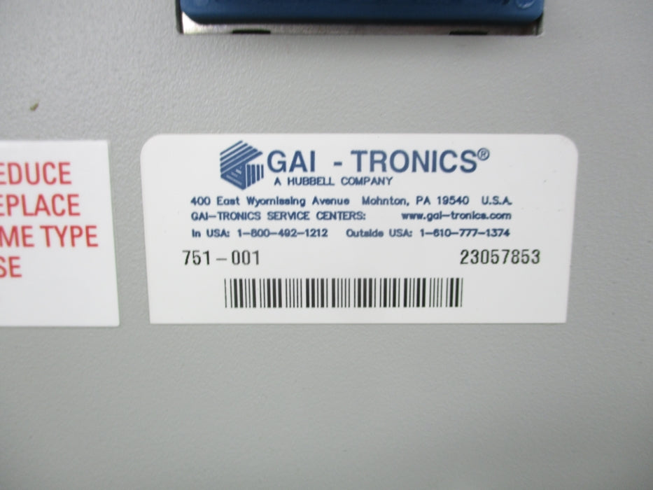 GAI-TRONICS 751-001 120VAC 0.46A NSNP