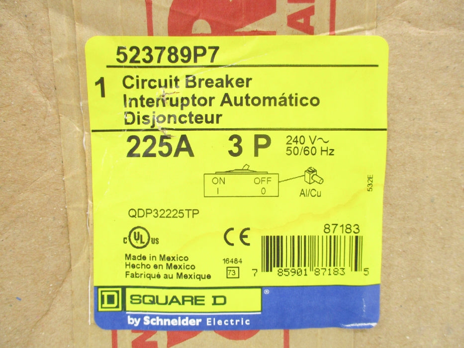 SQUARE D 523789P7 225A 240V NSFS