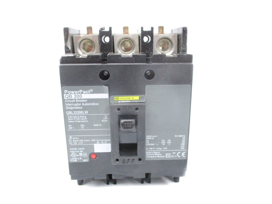 SQUARE D QBL32200LW 200A 240V NSNP