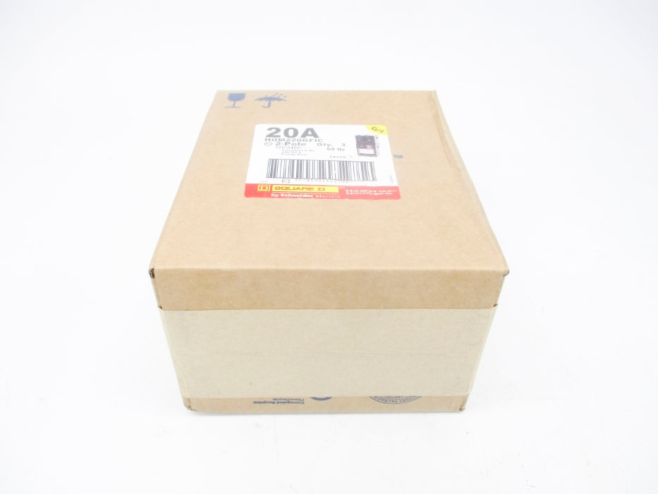 SQUARE D HOM220GFIC 20A 240V (PKG OF 3) NSFS
