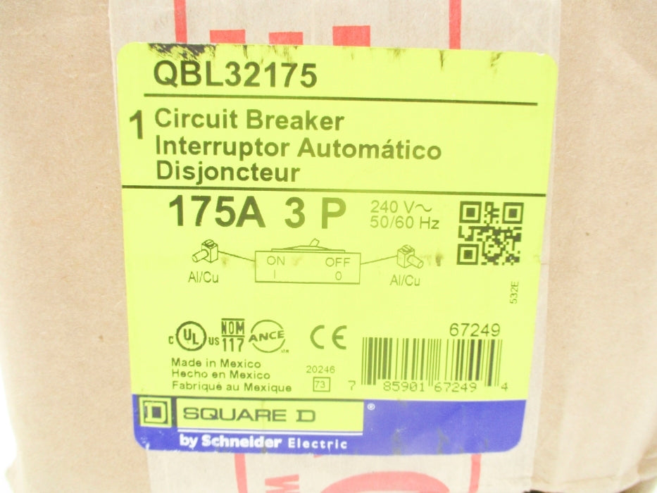 SQUARE D QBL32175 240V 175A NSFS