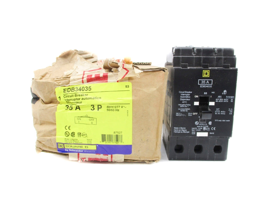 SQUARE D EDB34035 35A 277V NSMP