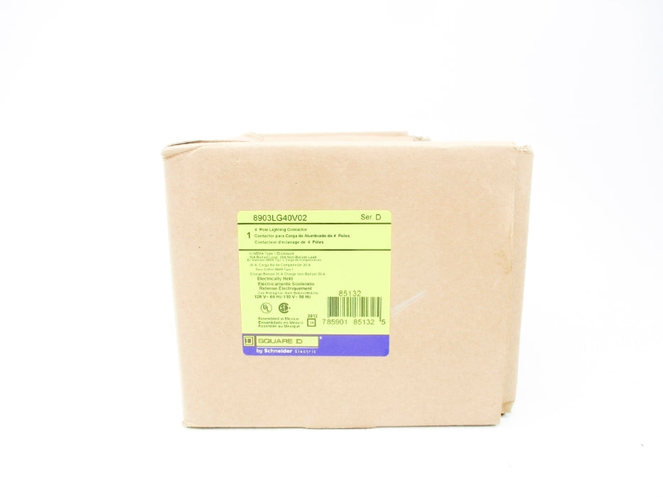 SQUARE D 8903LG40V02 120V SER. D NSMP