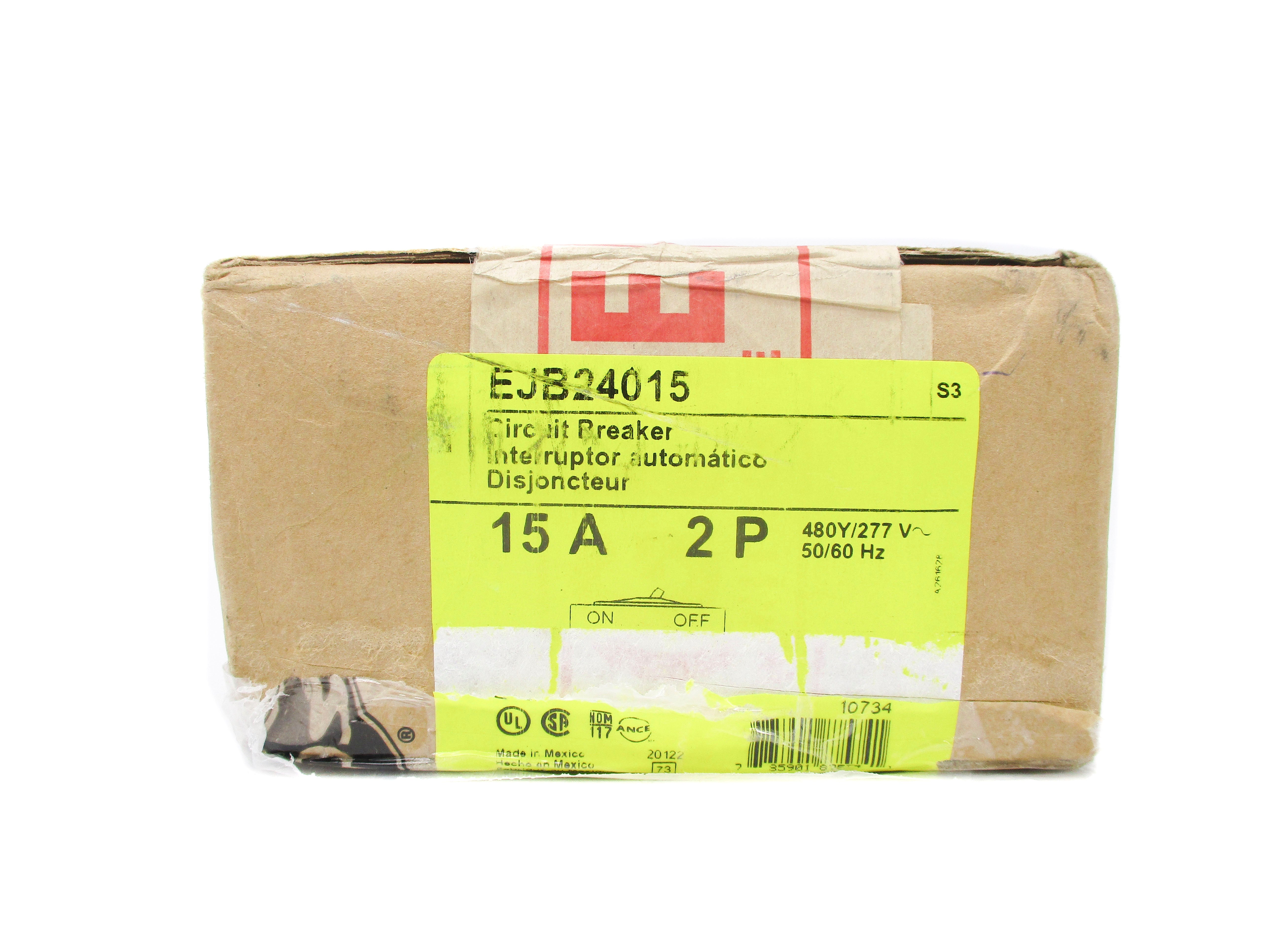 SQUARE D EJB24015 277V 15A NSFS