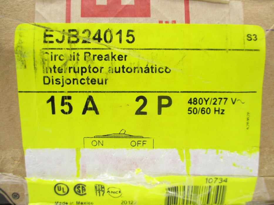 SQUARE D EJB24015 277V 15A NSFS