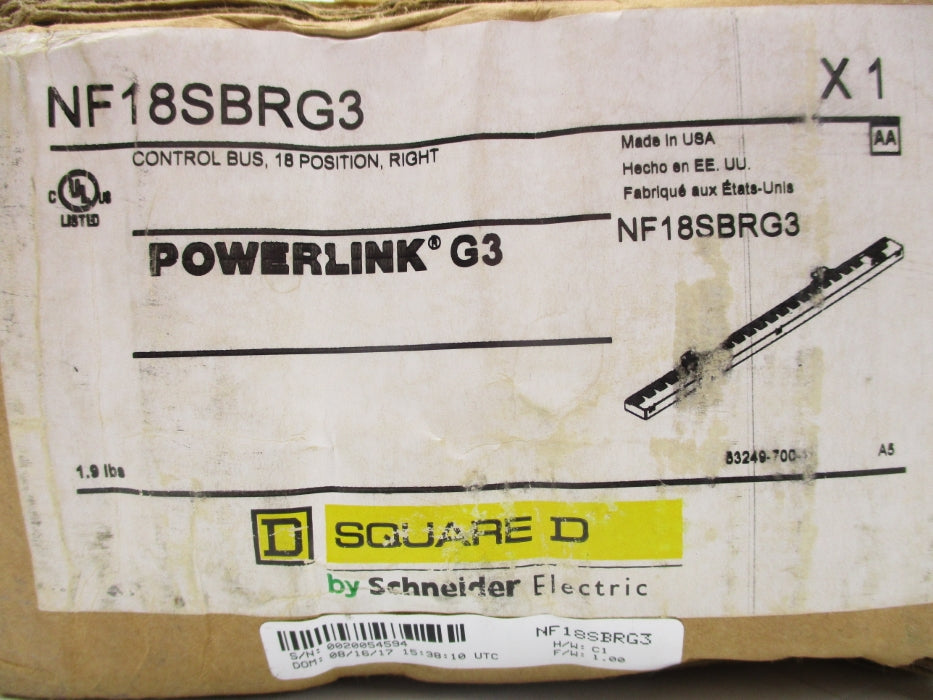 SQUARE D NF18SBRG3 NSFS