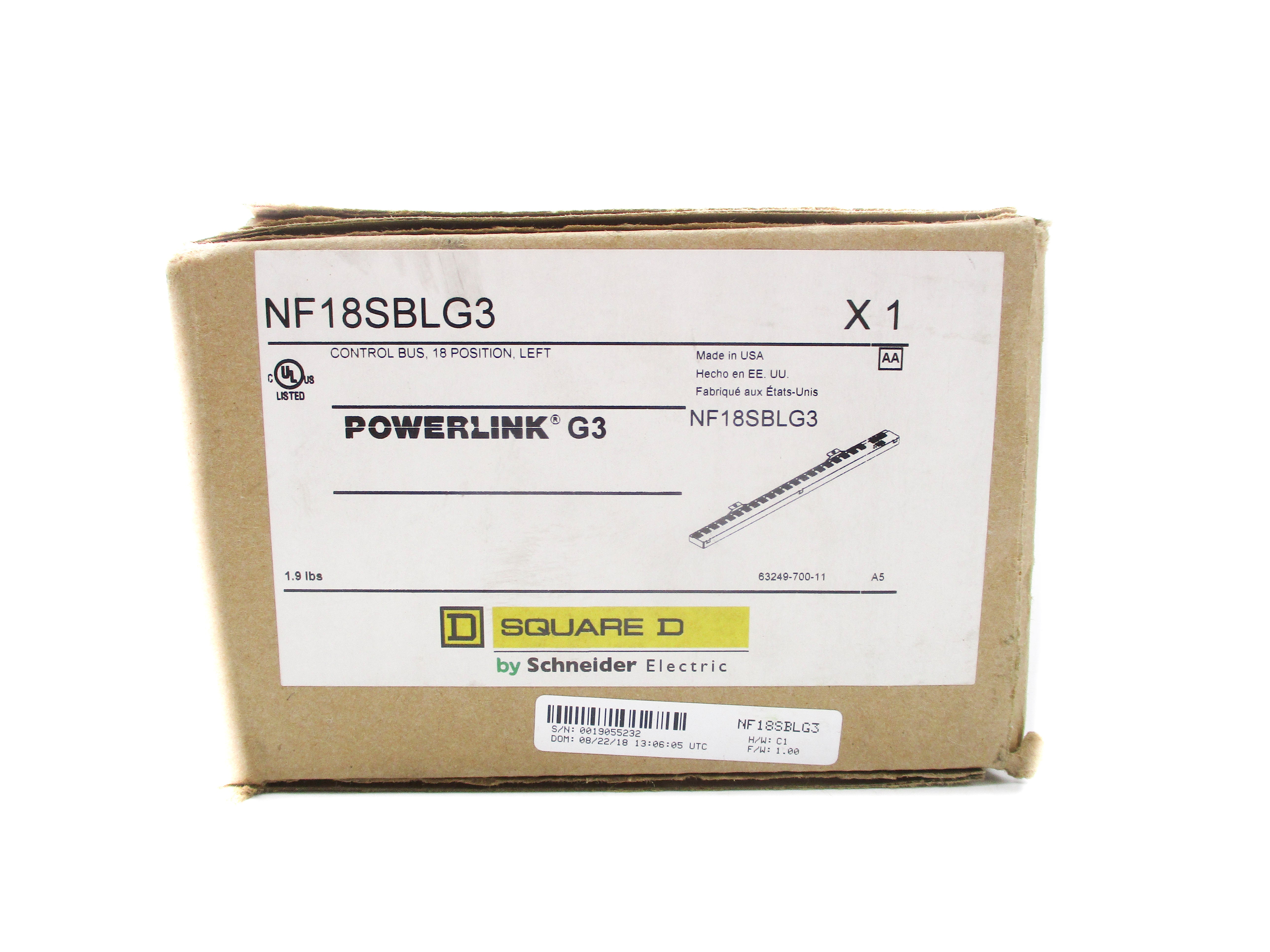 SQUARE D NF18SBLG3 NSFS