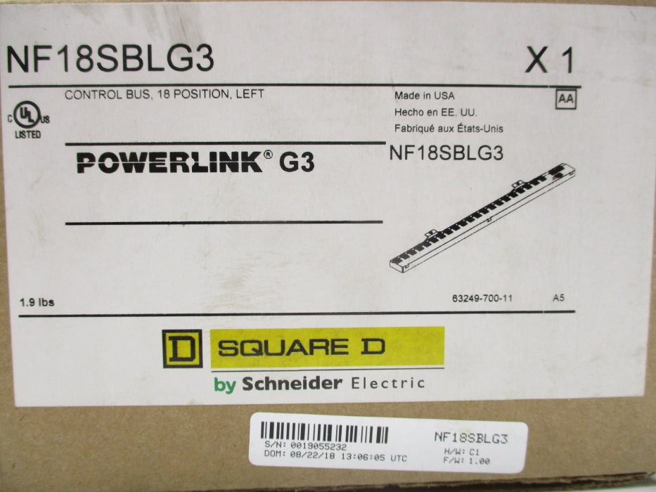 SQUARE D NF18SBLG3 NSFS