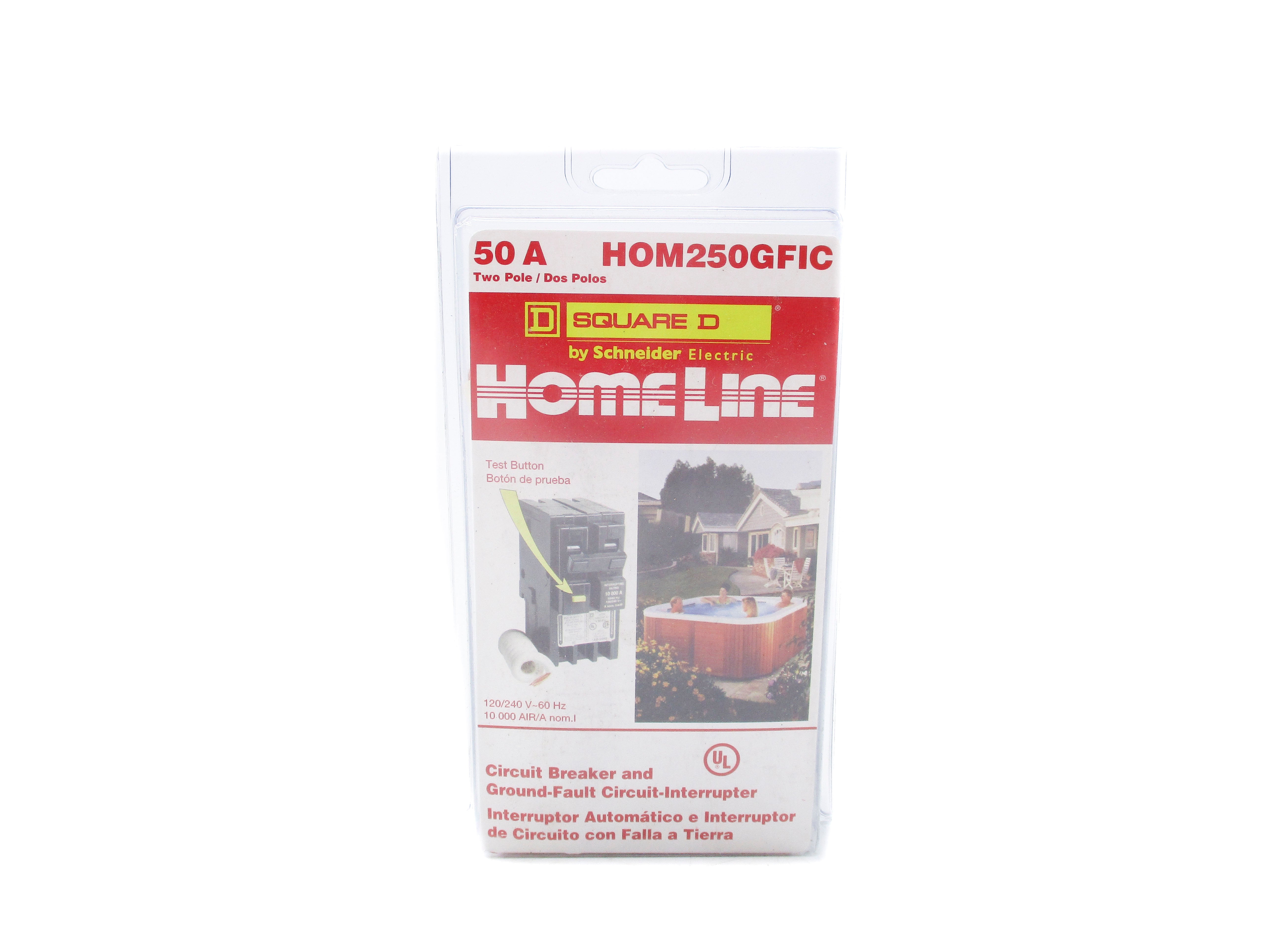 SQUARE D HOM250GFIC 50A 240V UNMP