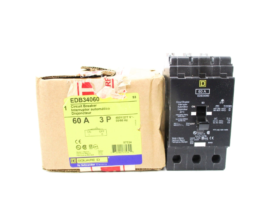 SQUARE D EDB34060 60A 277V NSMP