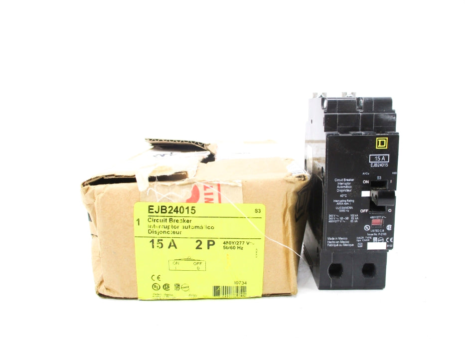 SQUARE D EJB24015 15A 277V NSMP