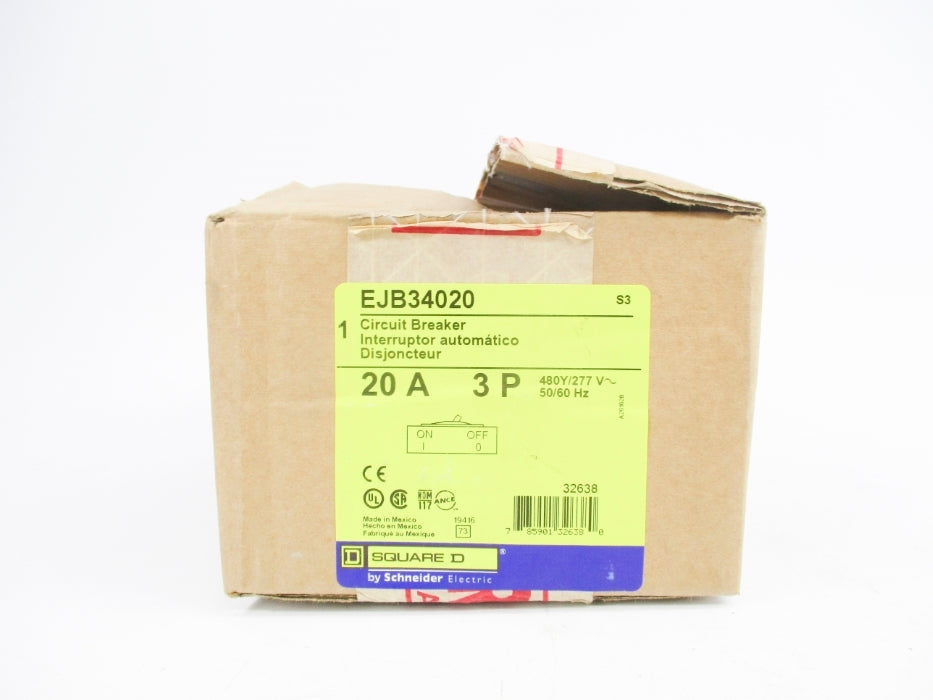 SQUARE D EJB34020 20A 277V NSMP