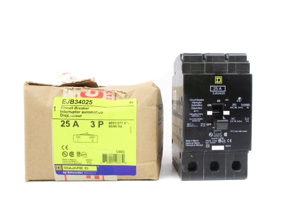 SQUARE D EJB34025 277V 25A NSMP
