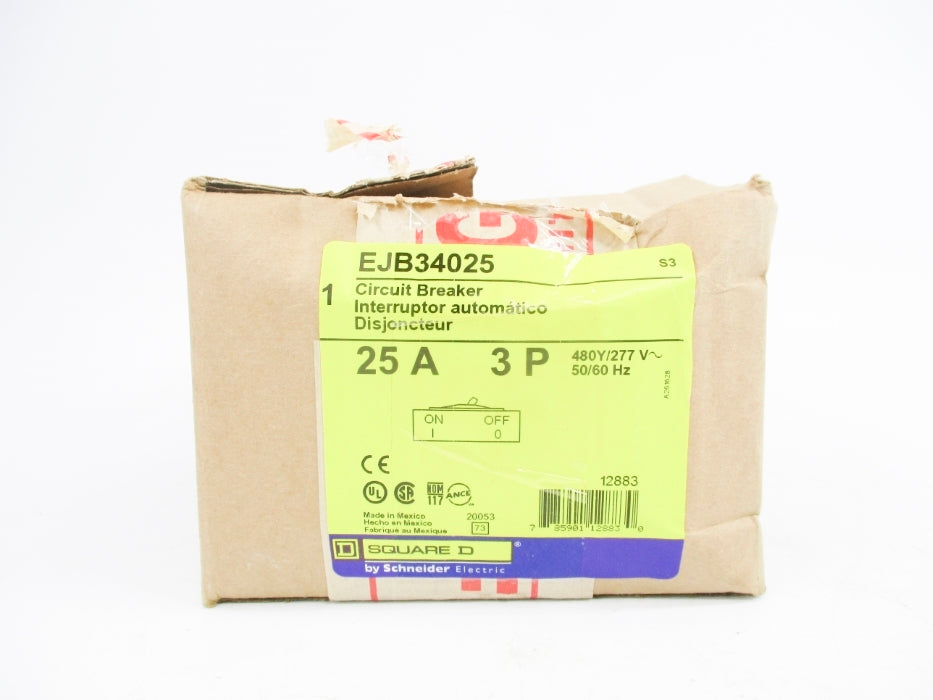 SQUARE D EJB34025 277V 25A NSMP