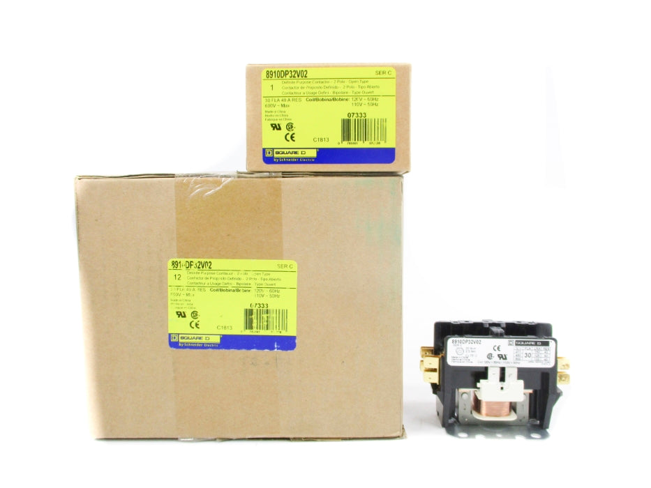 SQUARE D 8910DP32V02 120V SER. C (PKG OF 12) NSMP