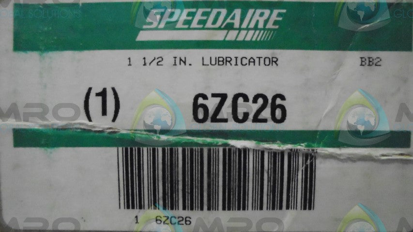 SPEEDAIRE 6ZC26 AIR FLOW LUBRICATOR *NEW IN BOX*