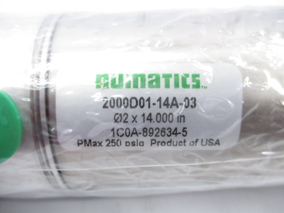 NUMATICS 2000D01-14A-03 250PSI NSNP