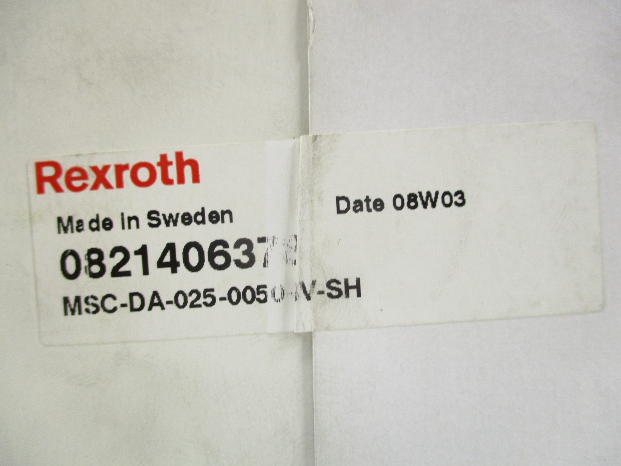REXROTH MSC-DA-025-0050-BV-SH NSFS