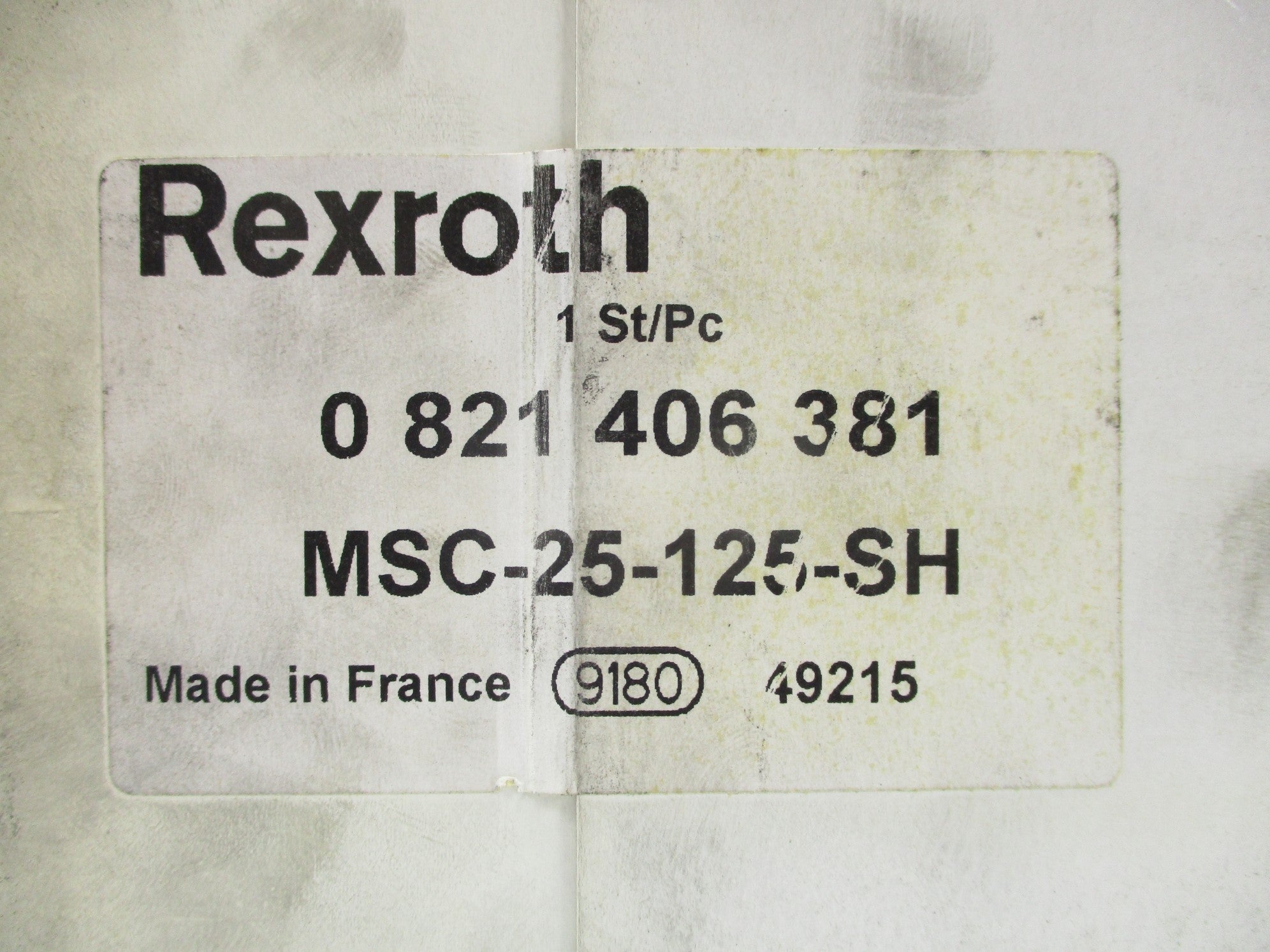 REXROTH MSC-25-125-SH NSFS