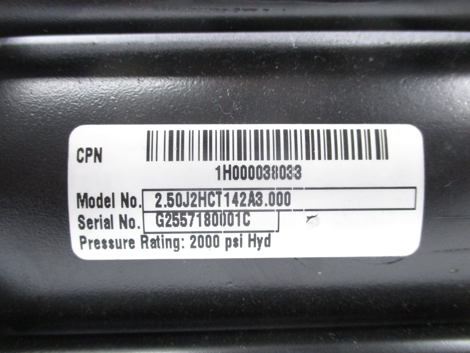 PARKER 2.50J2HCT142A3.000 2000PSI NSNP