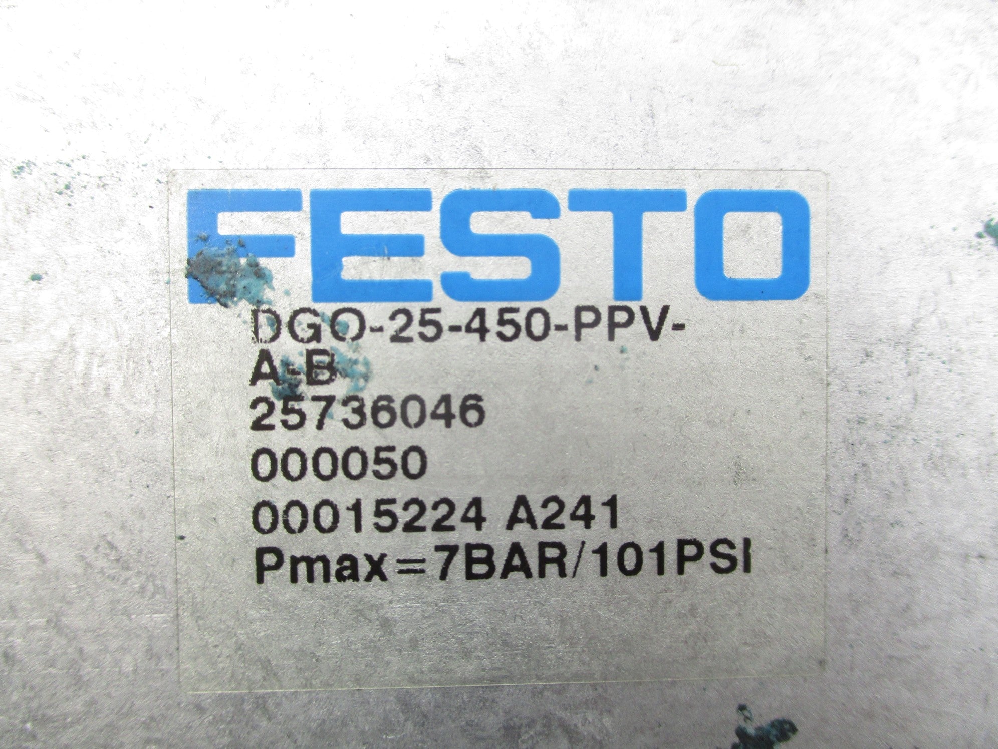 FESTO DGO-25-450-PPV-A-B 101PSI NSNP