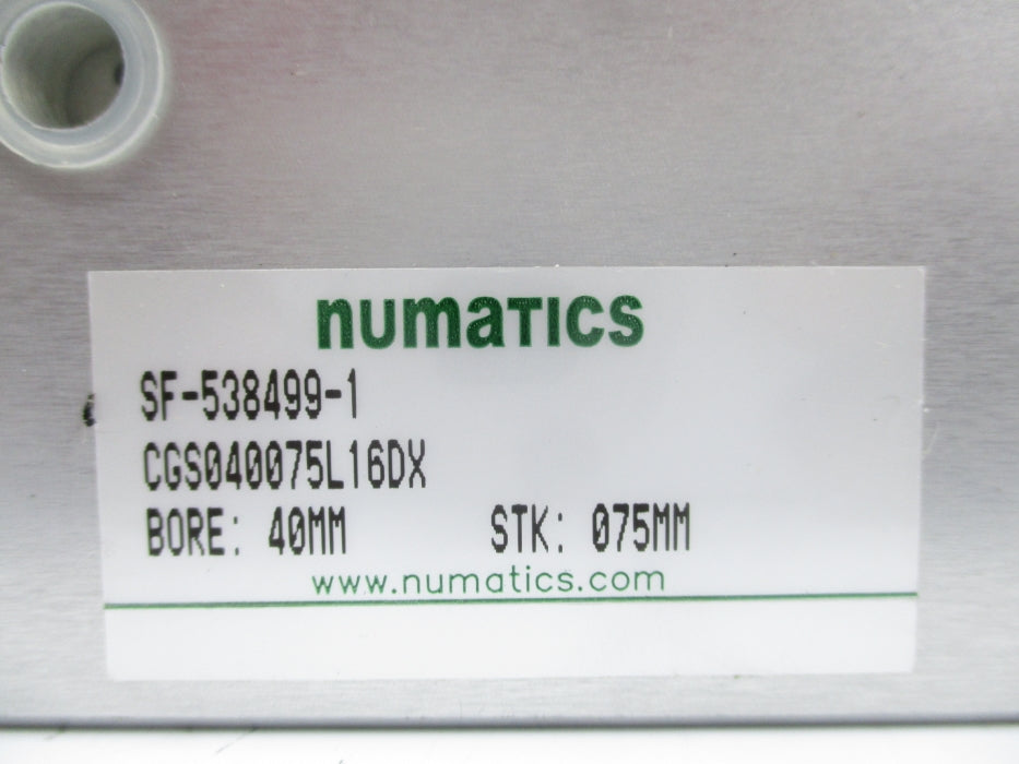 NUMATICS CGS040075L16DX NSNP
