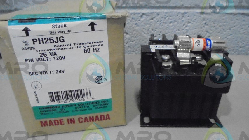 HAMMOND POWER INCORPORATED PH25JG CONTROL TRANFORMER *NEW IN BOX*