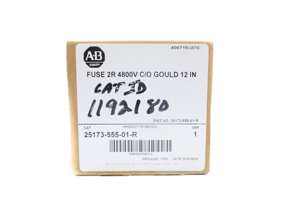 INDUSTRIAL SPARE PART 25173-555-01-R SER. 1 DATE: 2016 (BR/WH) NSFS