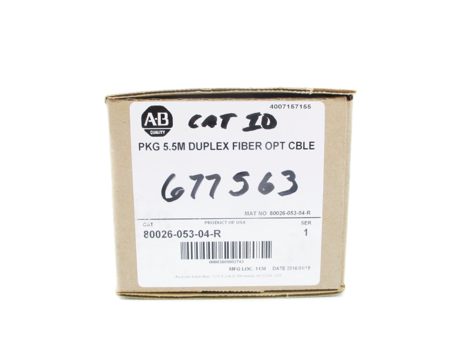 INDUSTRIAL SPARE PART 80026-053-04-R SER. 1 DATE: 2016 (BR/WH) NSFS