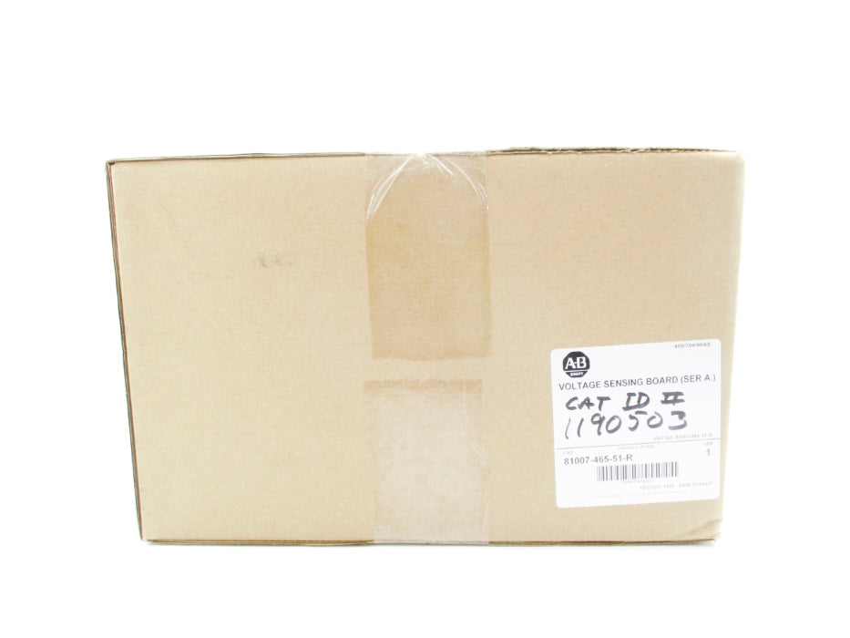 ALLEN BRADLEY 81007-465-51-R SER. 1 DATE: 2016 (BR/WH) NSFS