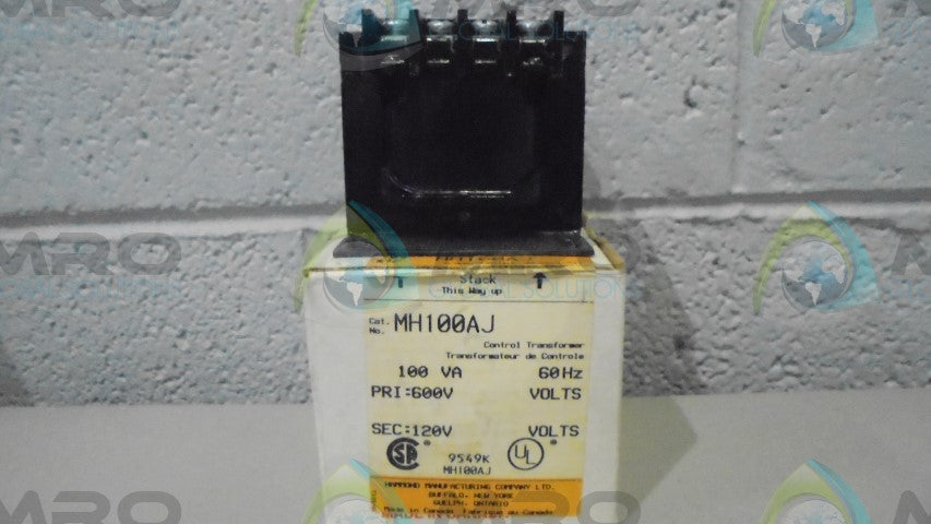 HAMMOND MANUFACTORING COMPANY MH100AJ CONTROL TRANFORMER *NEW IN BOX*