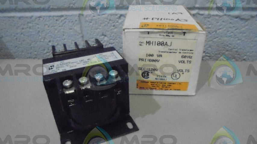 HAMMOND MANUFACTORING COMPANY MH100AJ CONTROL TRANFORMER *NEW IN BOX*