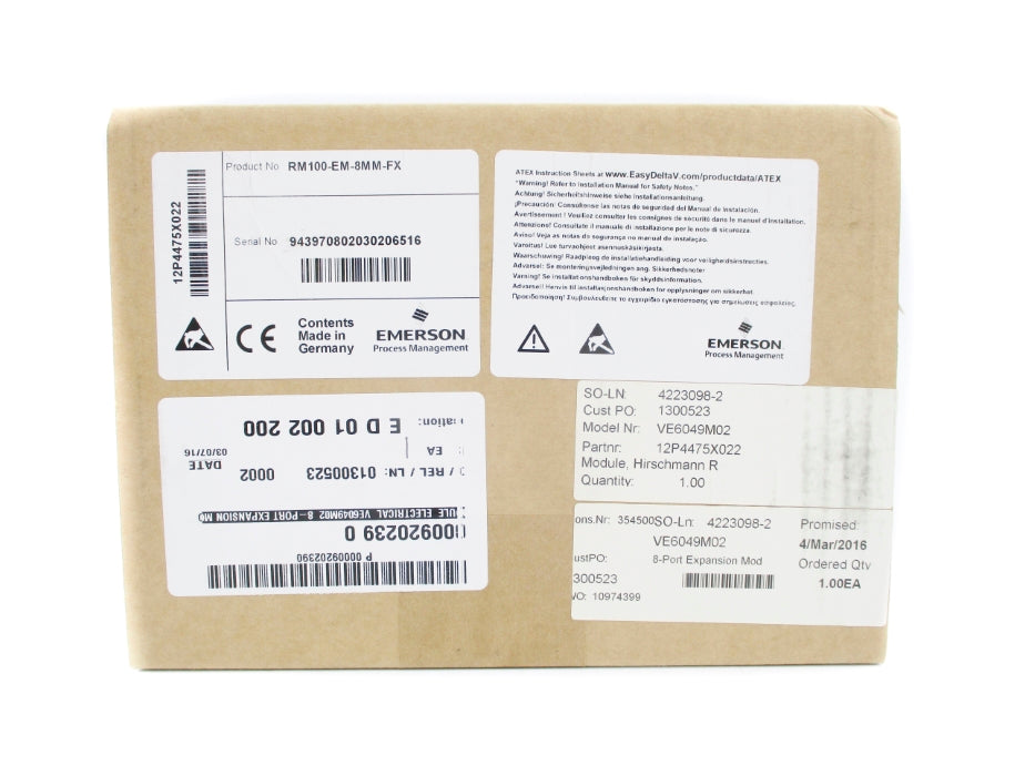 EMERSON RM100-EM-8MM-FX NSFS