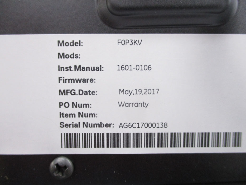 GENERAL ELECTRIC F0P3KV MULTILIN F35 NSNP