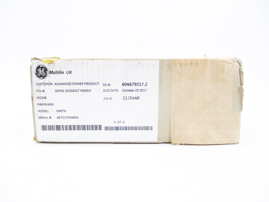 GENERAL ELECTRIC UR67H MULTILIN UR NSMP