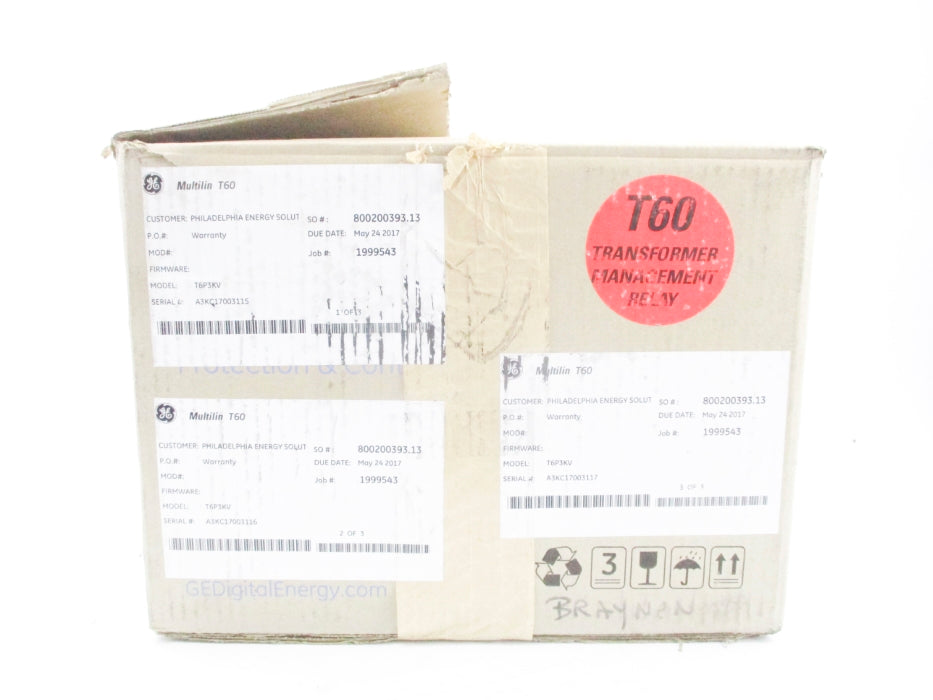 GENERAL ELECTRIC T6P3KV MULTILIN T60 (PKG OF 3) NSMP