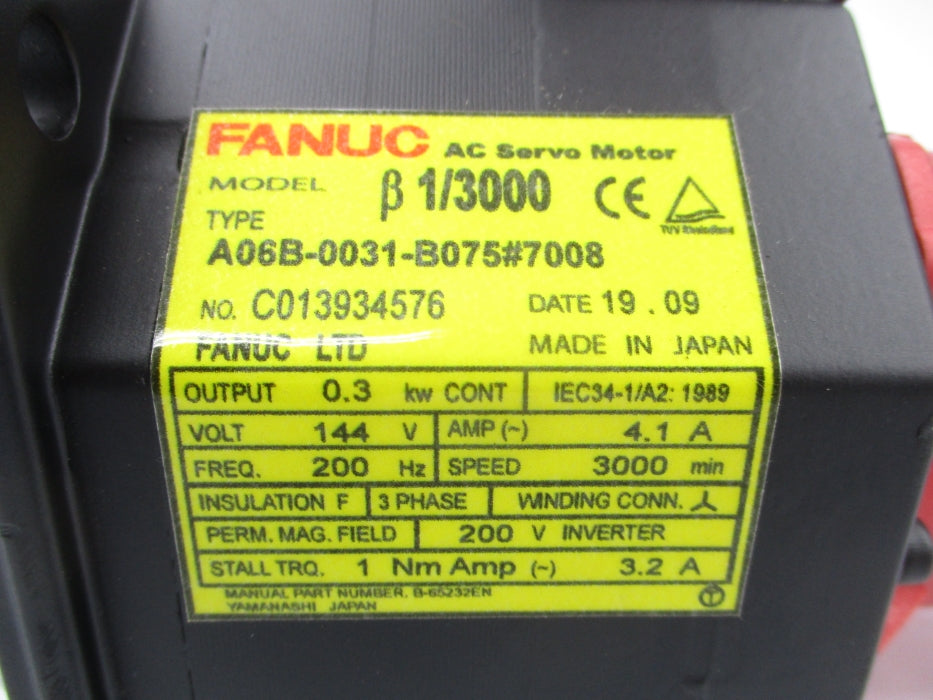 FANUC A06B-0031-B075#7008 NSNP
