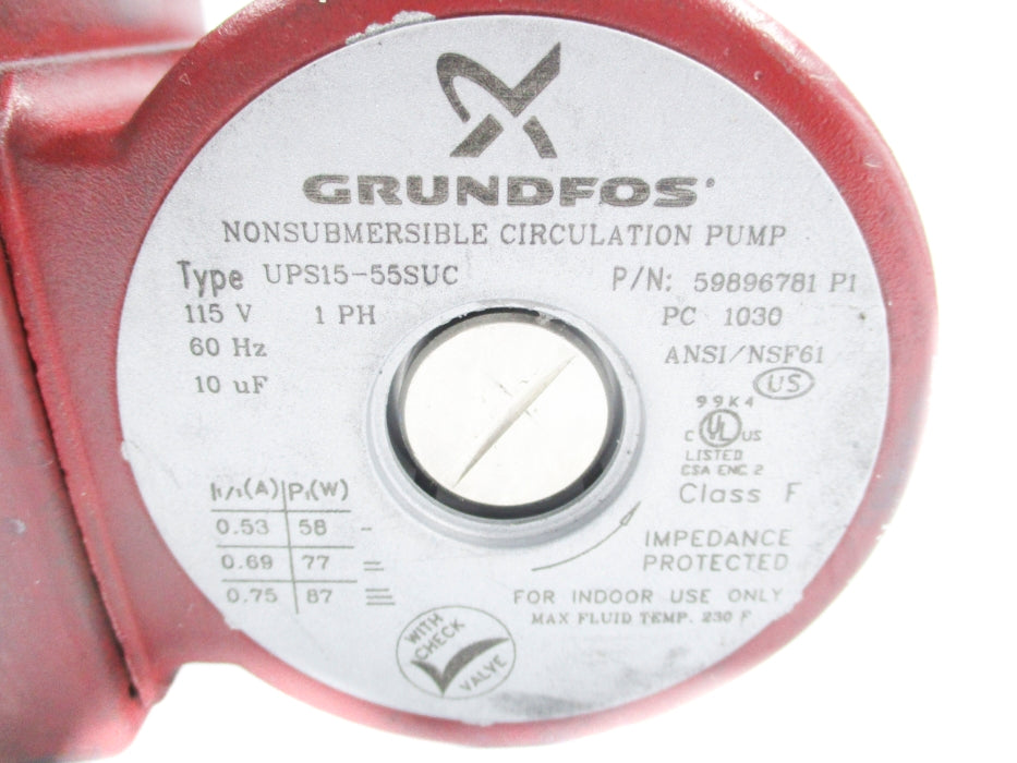 GRUNDFOS UPS15-55SUC NSNP