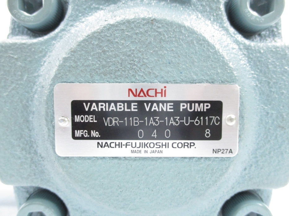 NACHI VDR-11B-1A3-1A3-U-6117C NSNP
