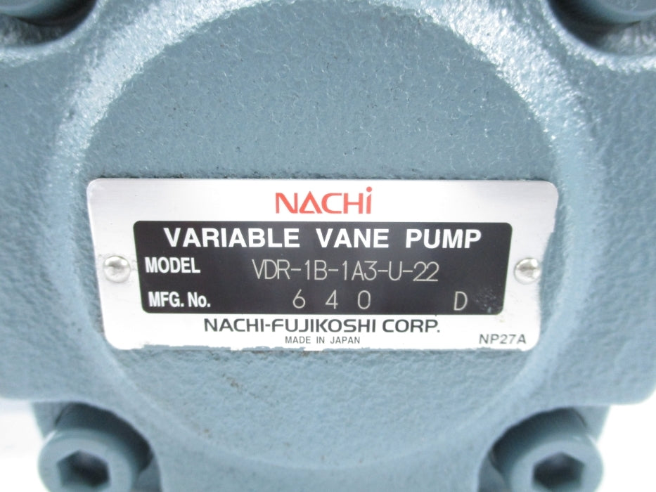 NACHI VDR-1B-1A3-U-22 NSNP