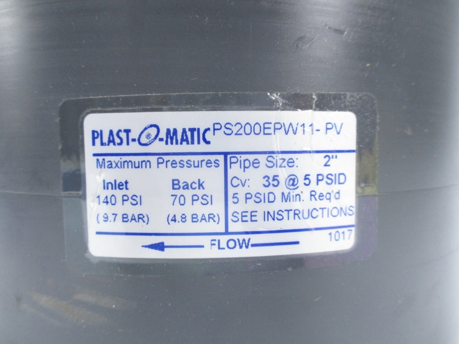 PLAST-O-MATIC PS200EPW11-PV 140PSI NSNP