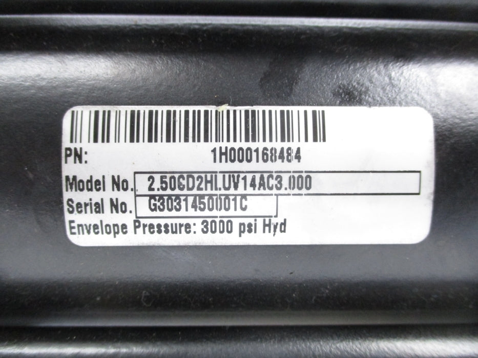 PARKER 2.50CD2HLUV14AC3.000 3000PSI NSNP