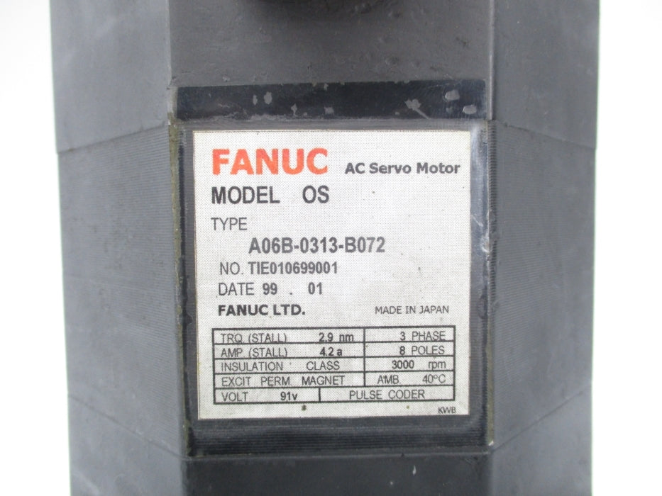 FANUC A06B-0313-B072 NSNP