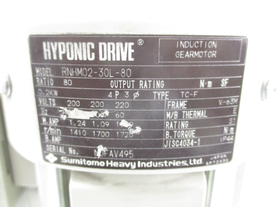 SUMITOMO RNHM02-30L-80 NSNP