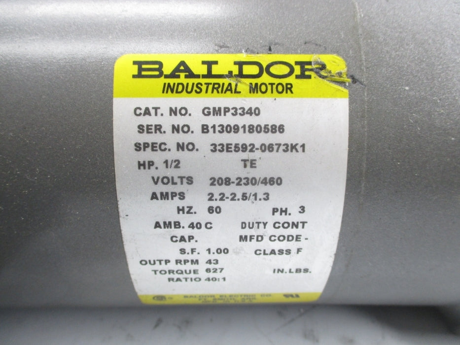 BALDOR GMP3340 NSNP