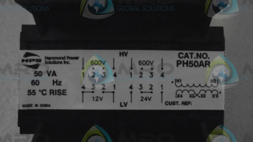 HAMMOND POWER SOLUTIONS INC. PH50AR CONTROL TRANSFORMER *NEW IN BOX*